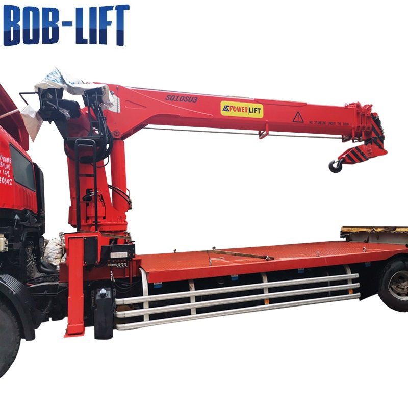 BOB LIFT 10 Ton Boom Truck for Sale Telescopic Boom Crane